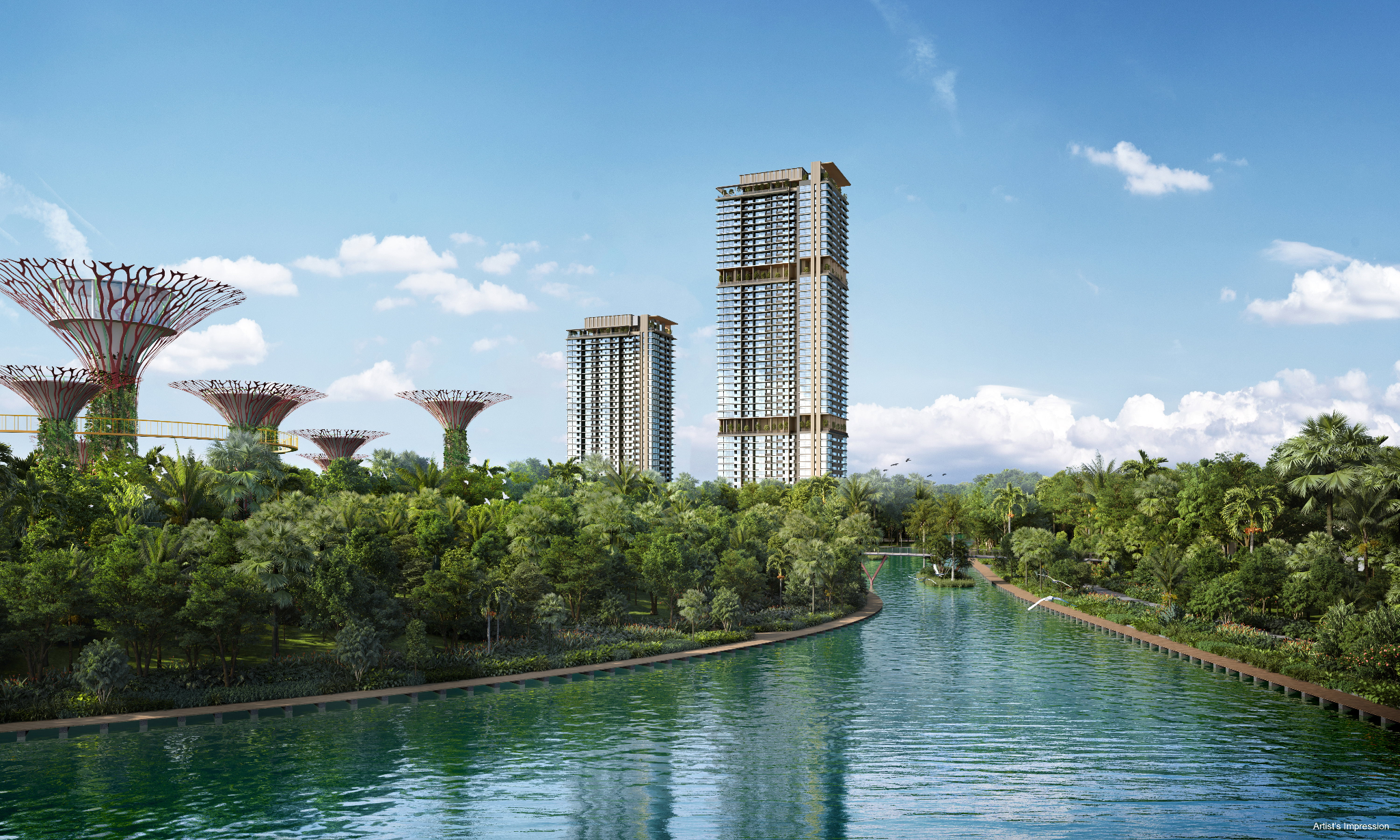 Artist's impression of the development