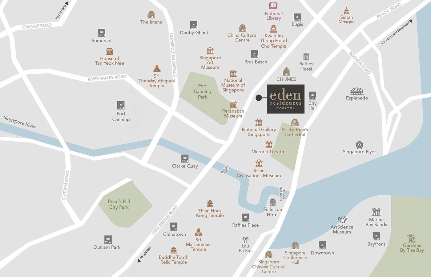 Eden Residences Capitol floor plan