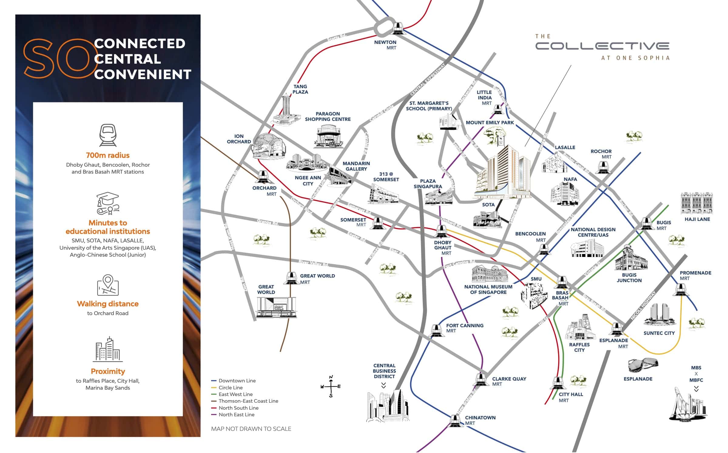 The Collective at One Sophia floor plan