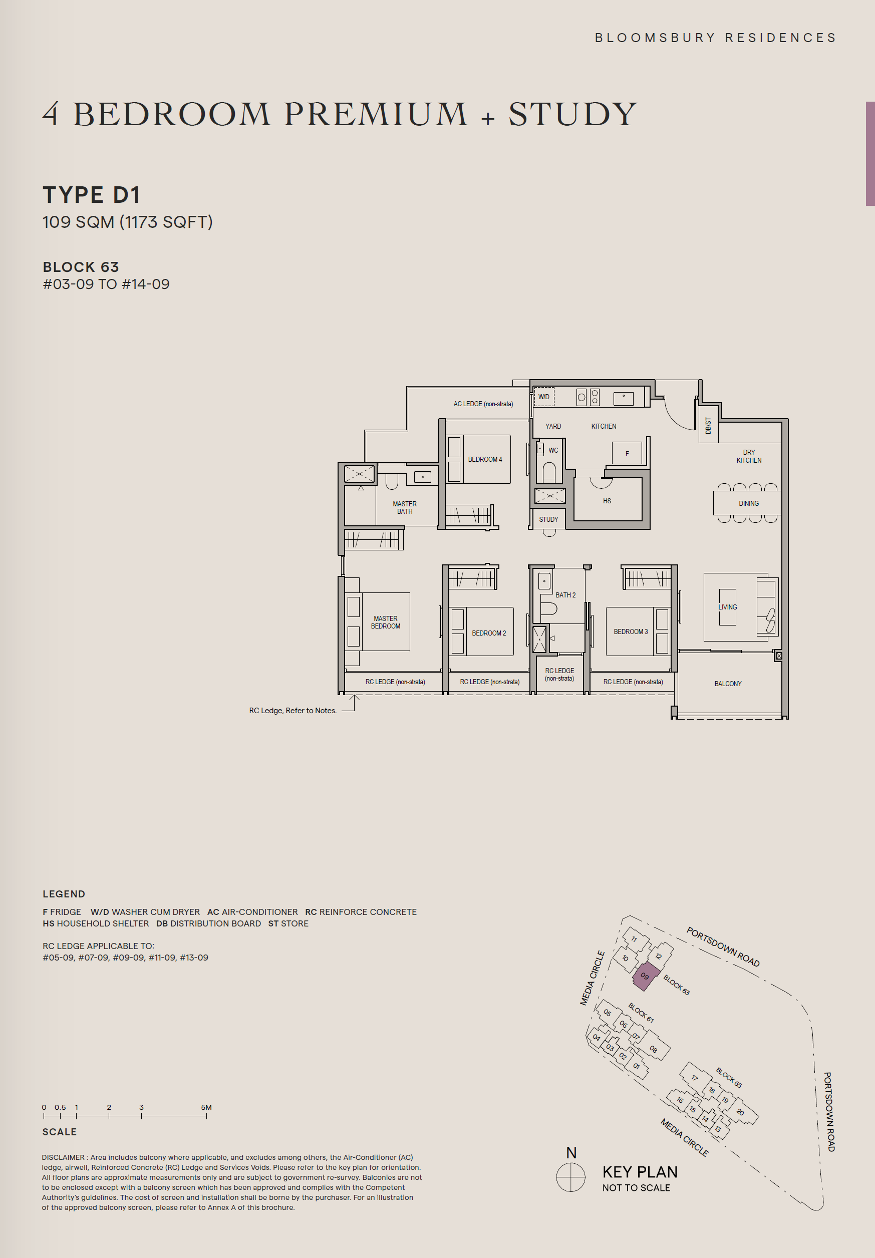 Bloomsbury Residences floor plan