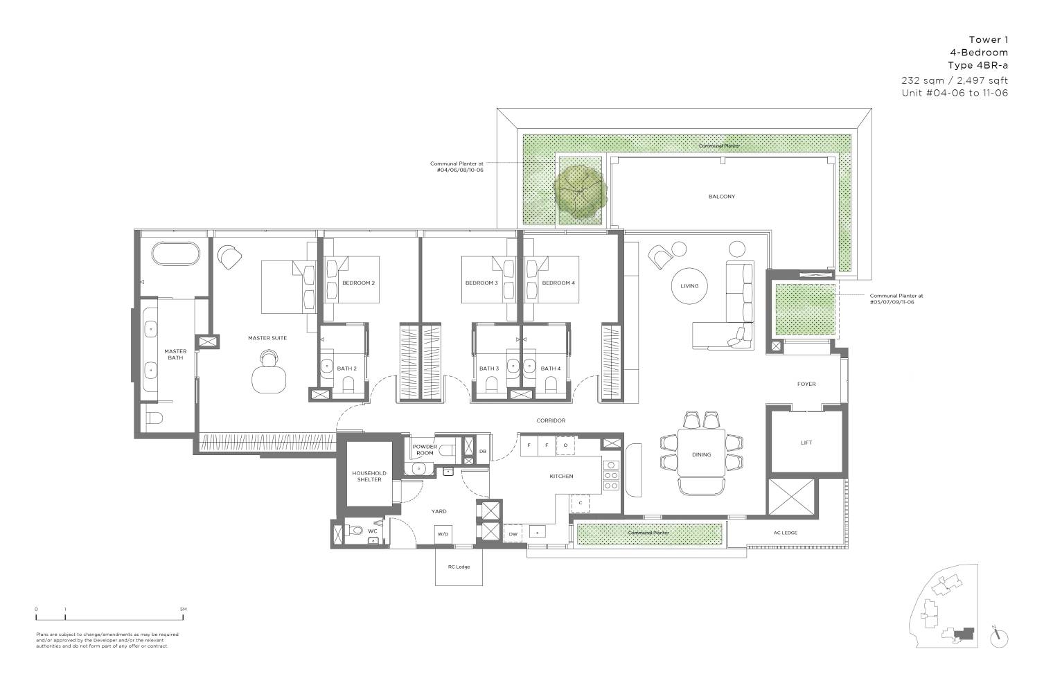15 Holland Hill 4BR-a 户型图