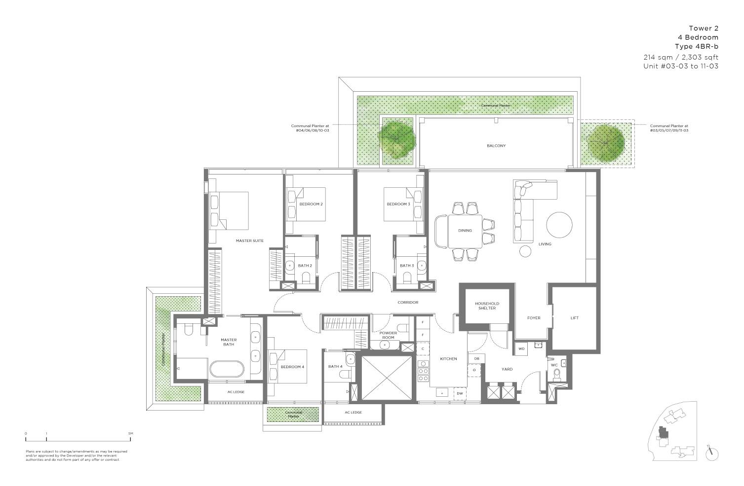 15 Holland Hill 4BR-b 户型图