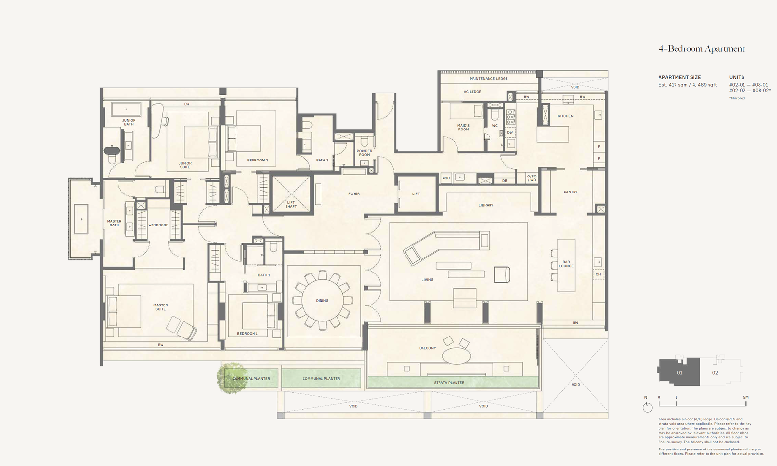 21 Anderson 4BR 户型图