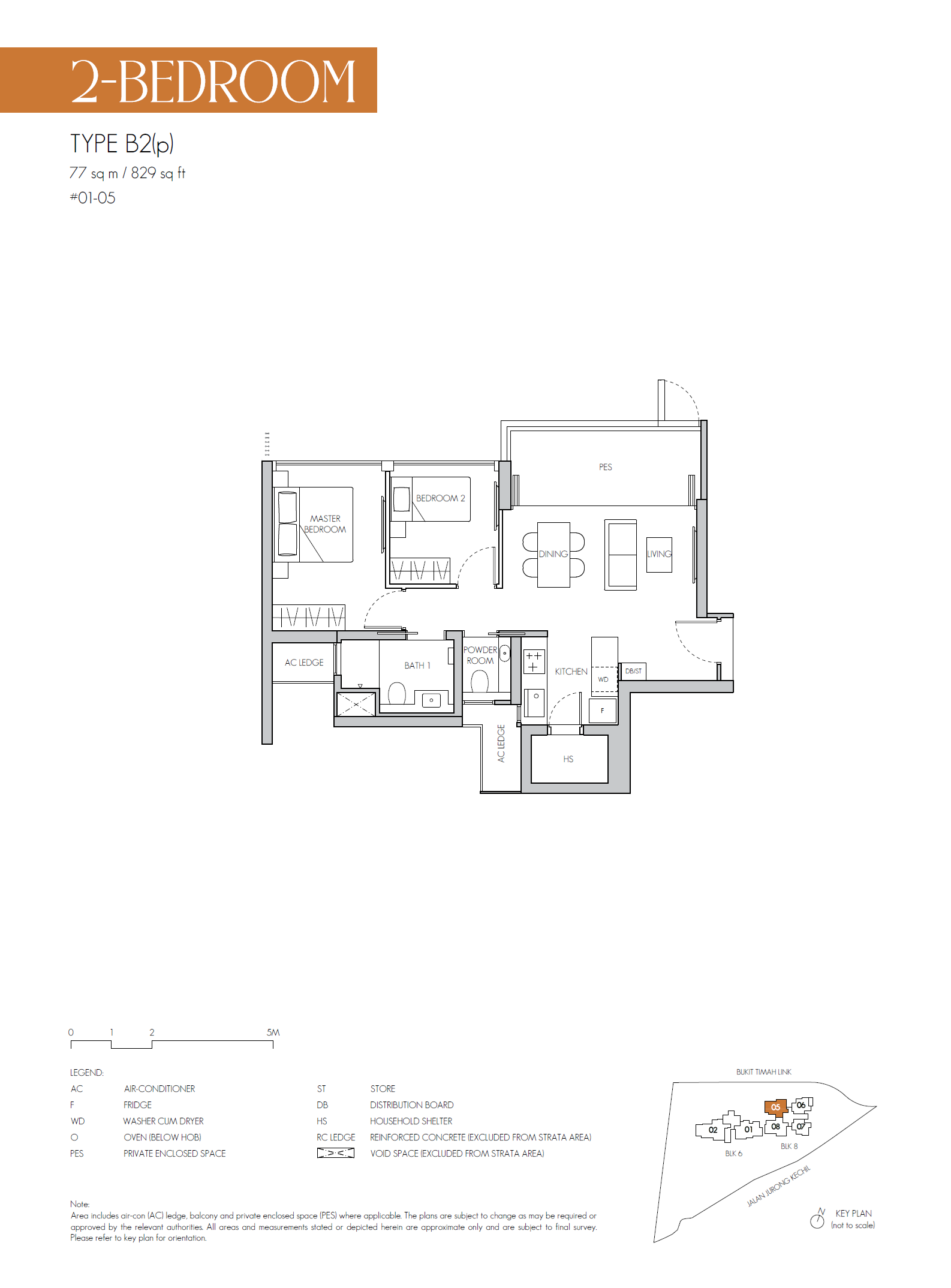 8 @ BT B2(p) floor plan