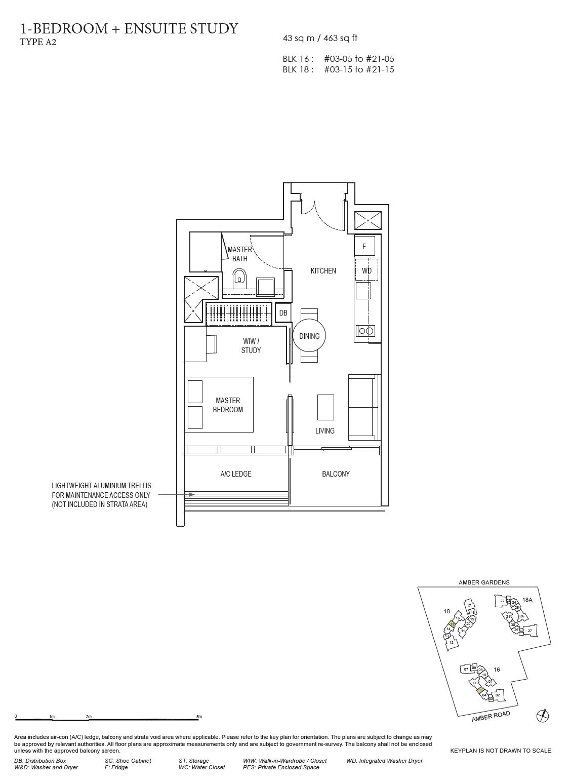 Amber Park 安珀苑 A2 户型图
