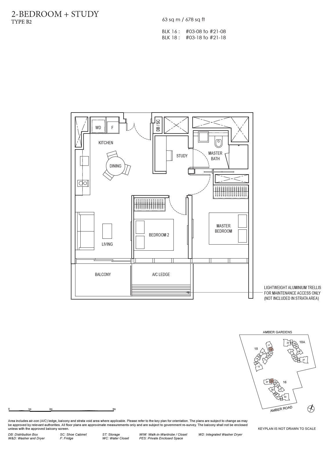 Amber Park 安珀苑 B2 户型图