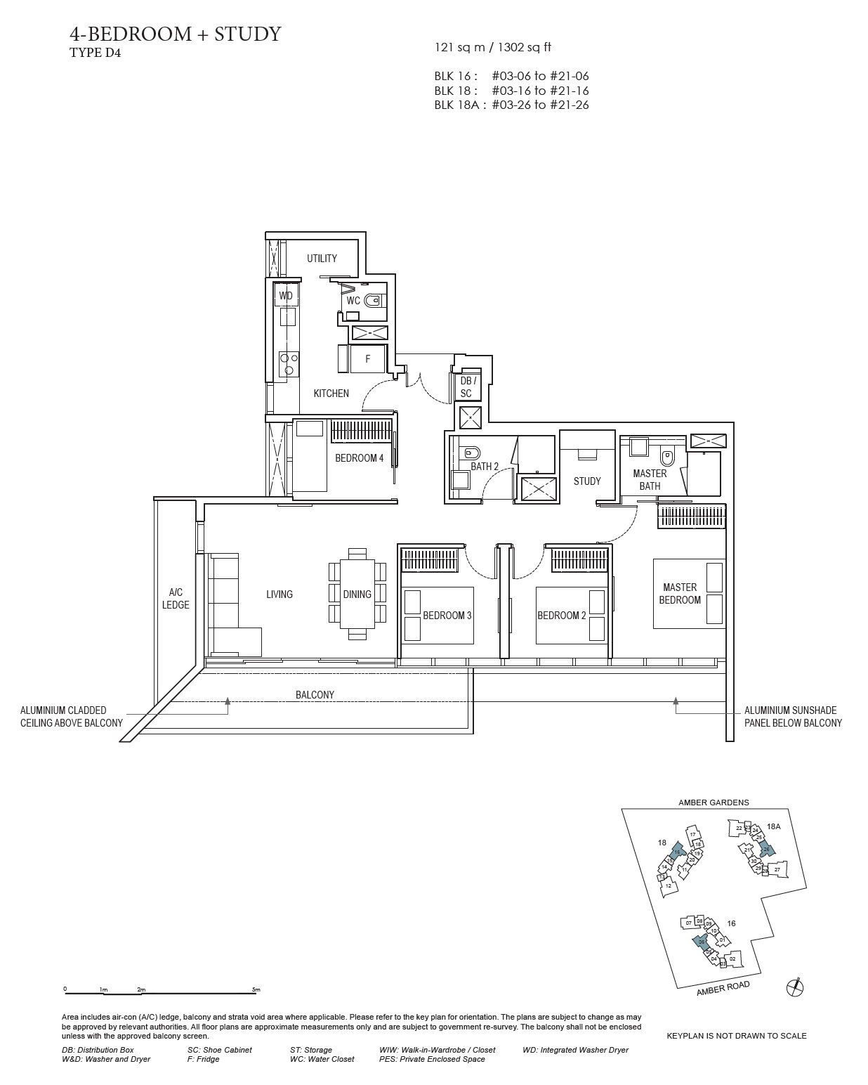 Amber Park 安珀苑 D4 户型图