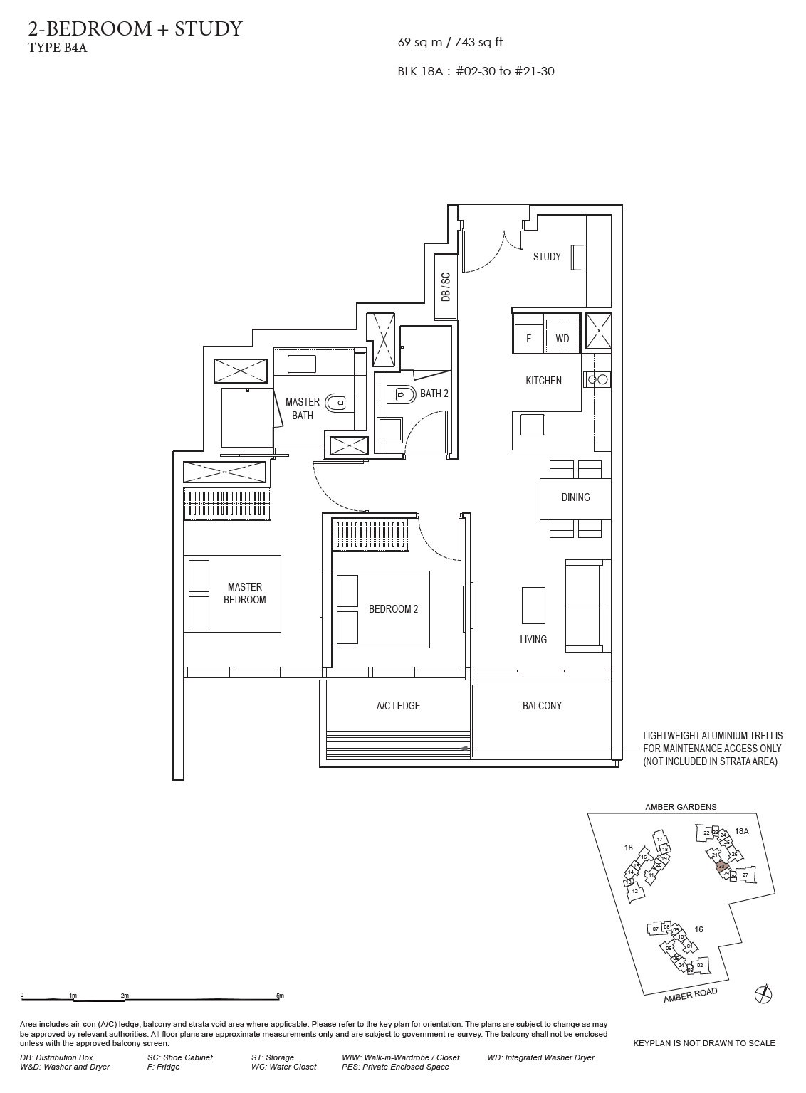 Amber Park 安珀苑 B4A 户型图