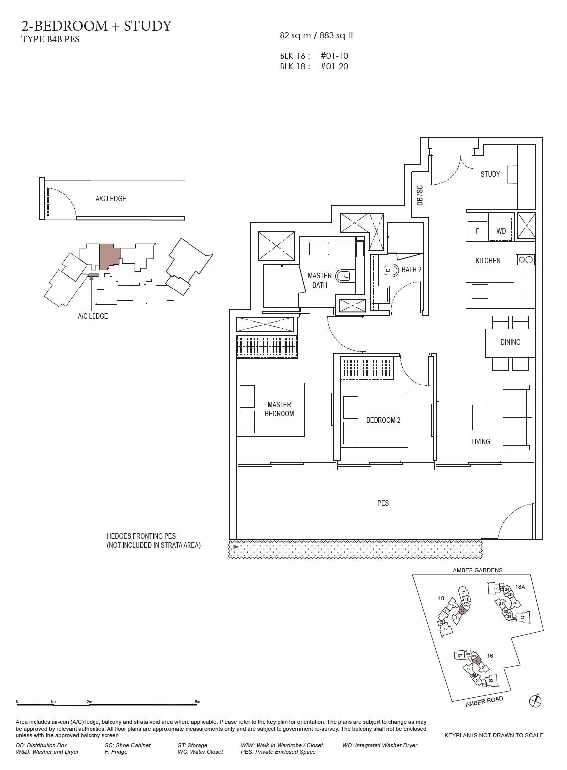 Amber Park 安珀苑 B4B (PES) 户型图
