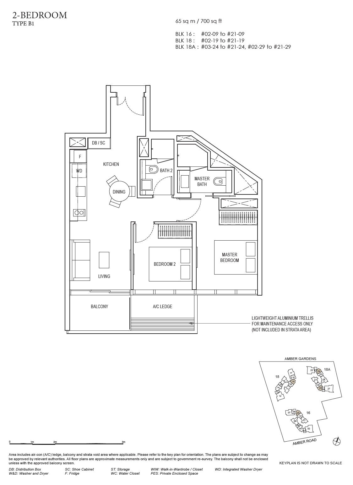 Amber Park 安珀苑 B1 户型图