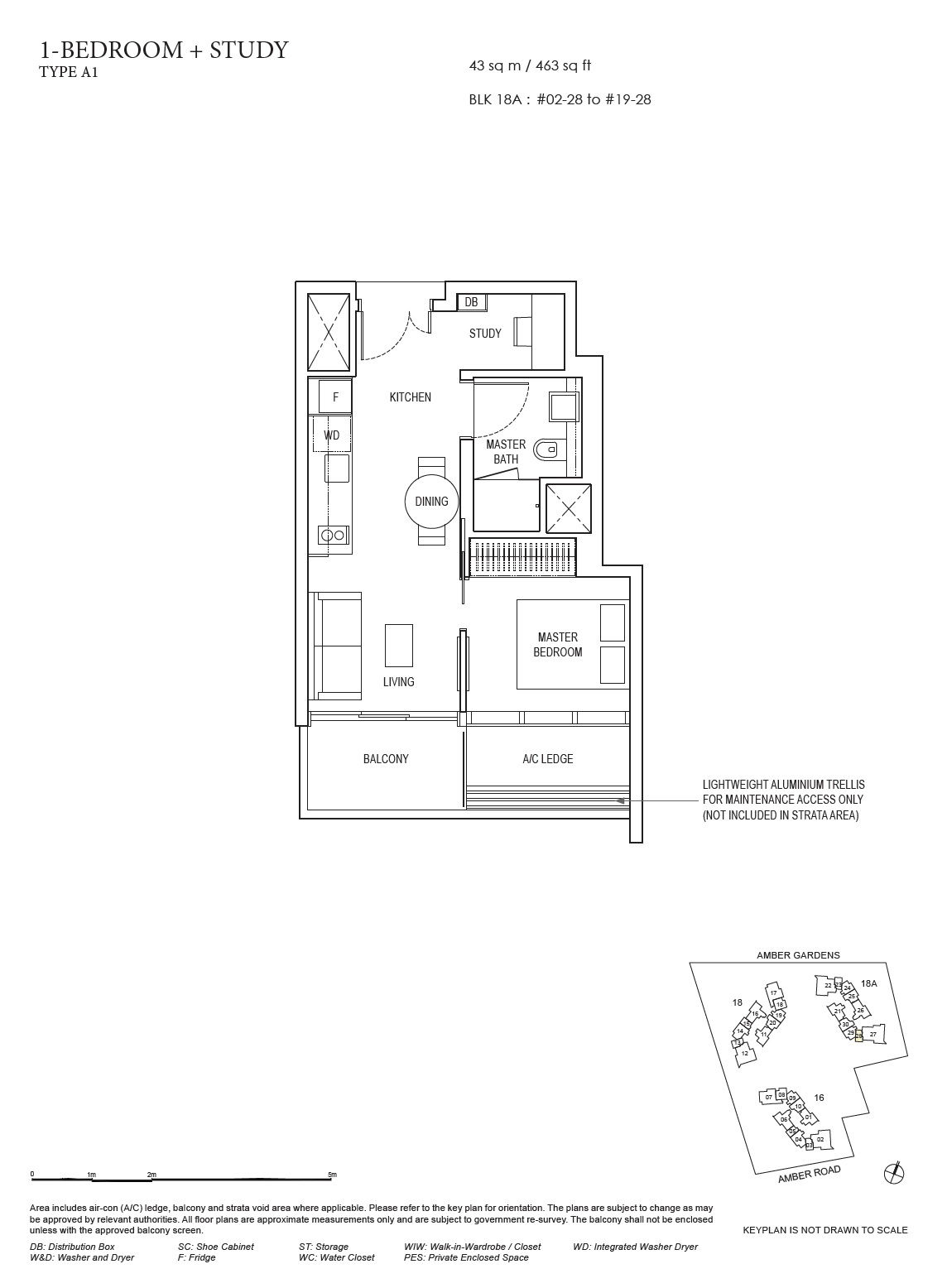 Amber Park 安珀苑 A1 户型图