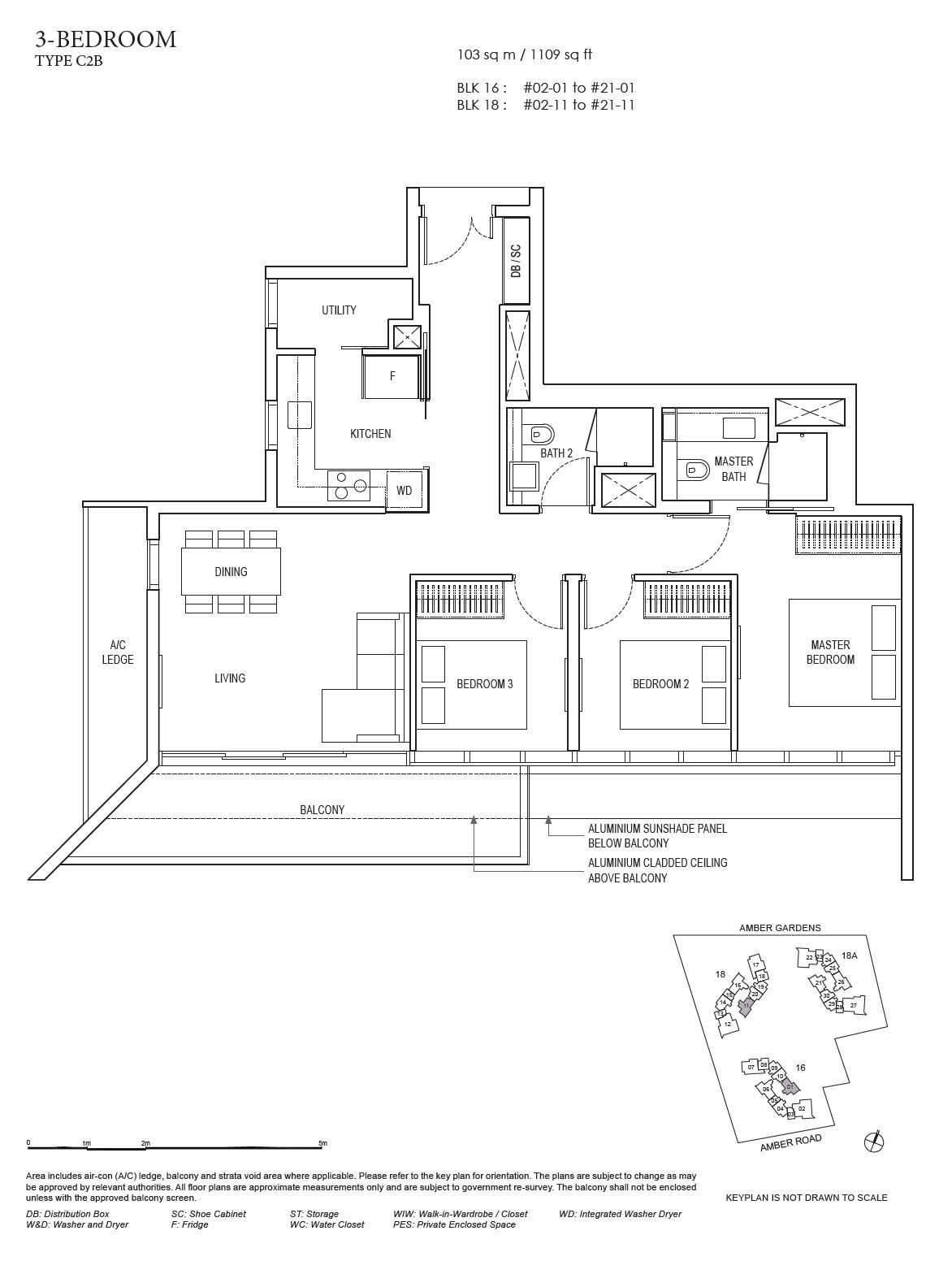 Amber Park 安珀苑 C2B 户型图
