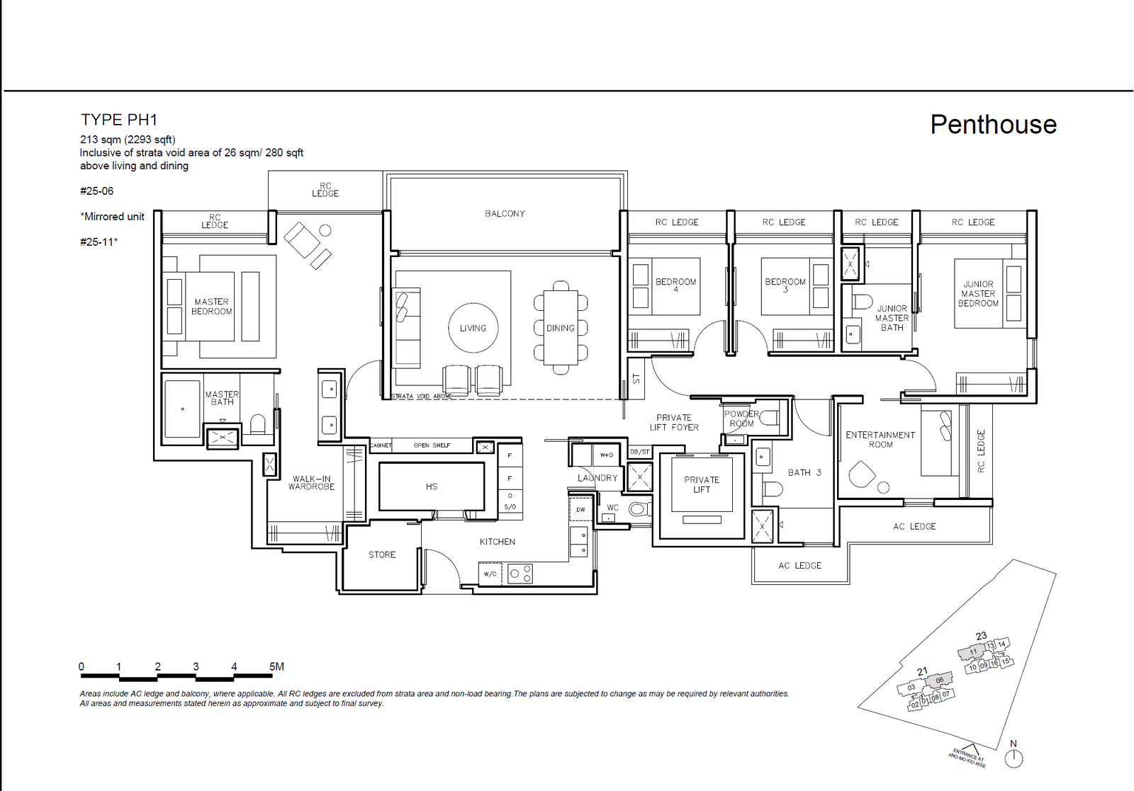 Amo Residence PH1 户型图