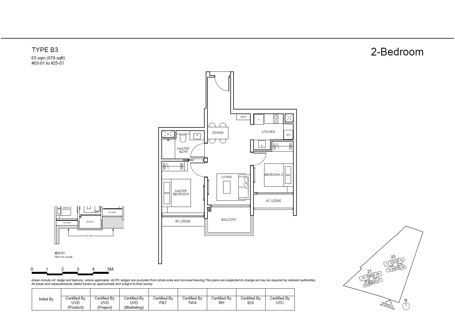 Amo Residence B3 户型图