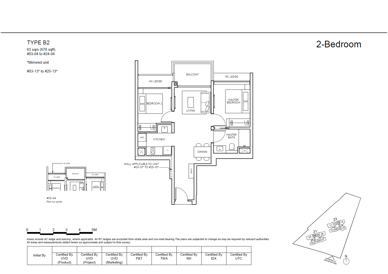 Amo Residence B2 户型图