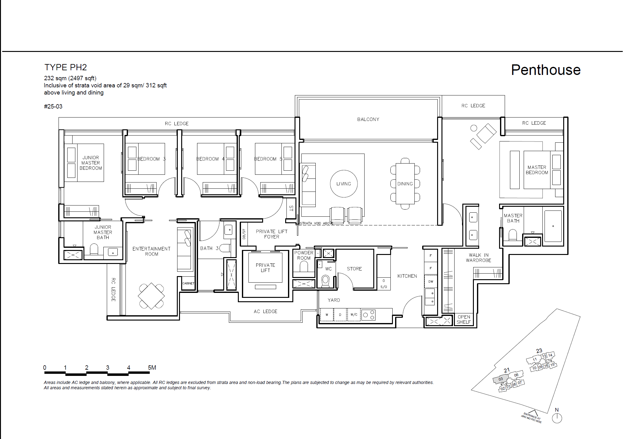 Amo Residence PH2 户型图