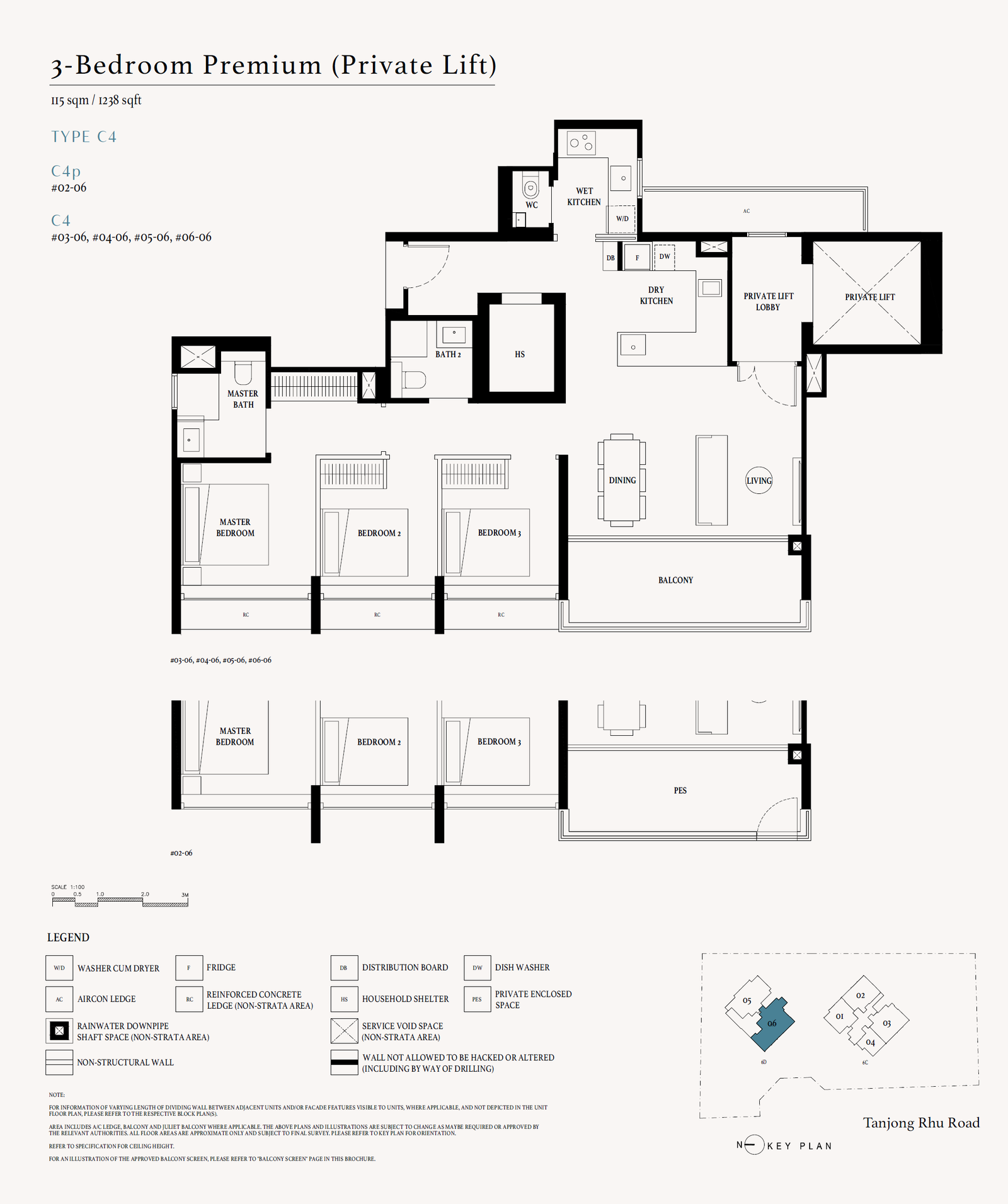 Arina East Residences floor plan
