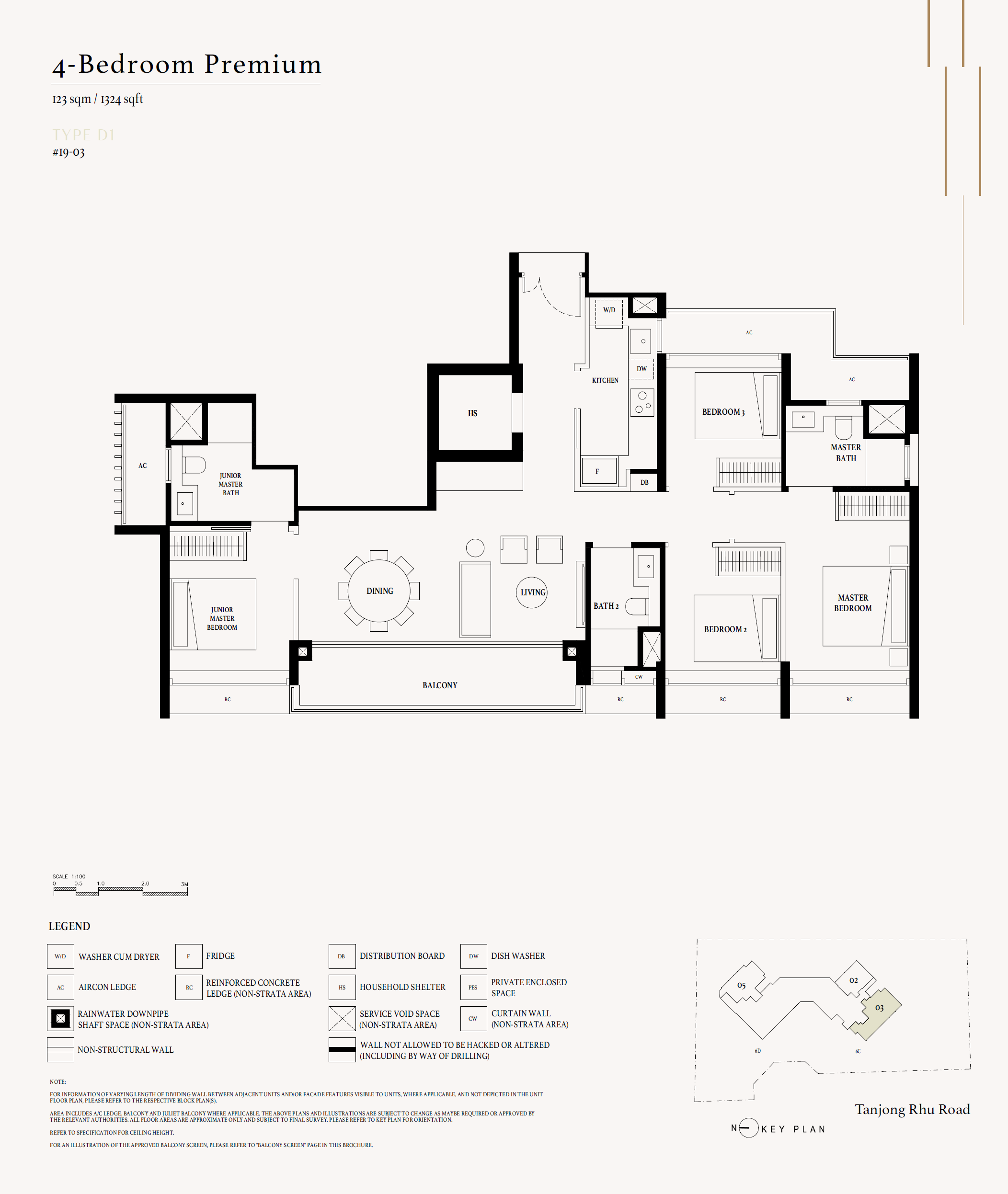 Arina East Residences floor plan