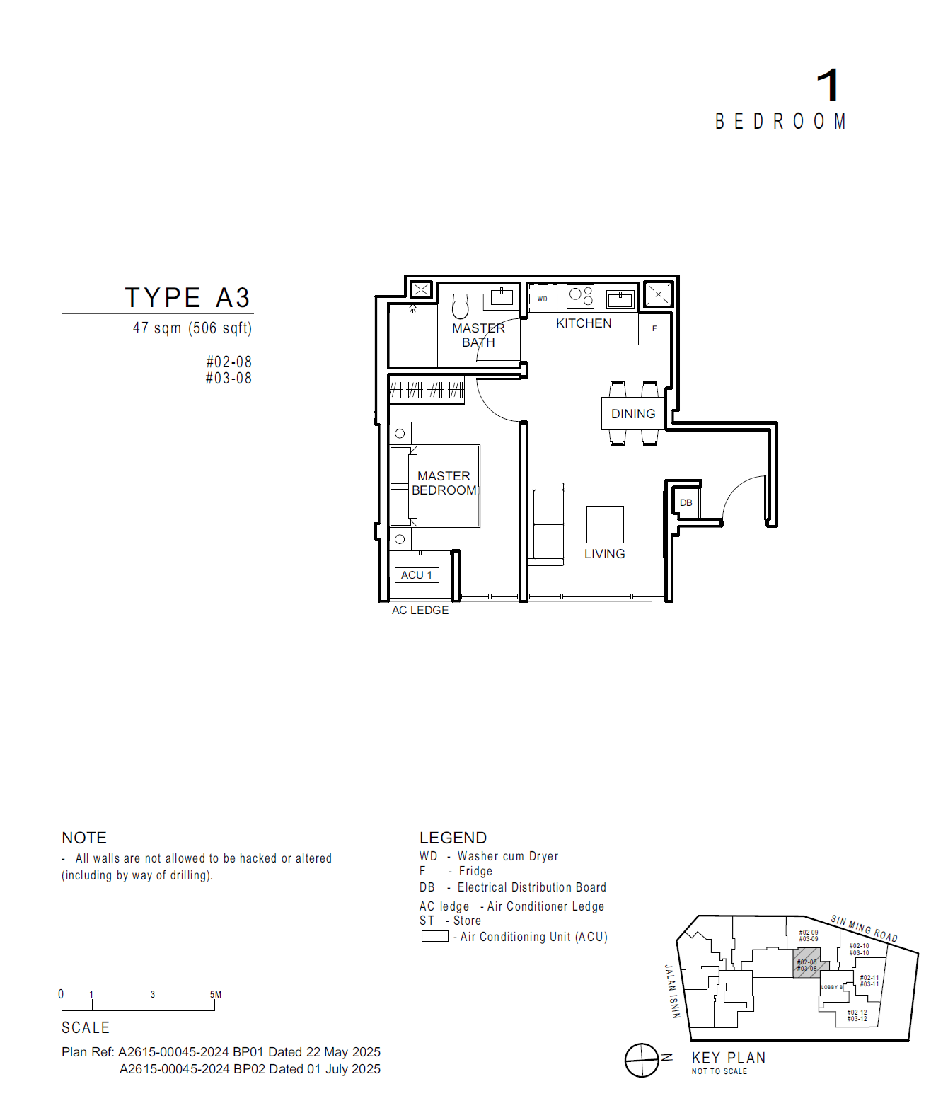 Artisan 8 A3 floor plan