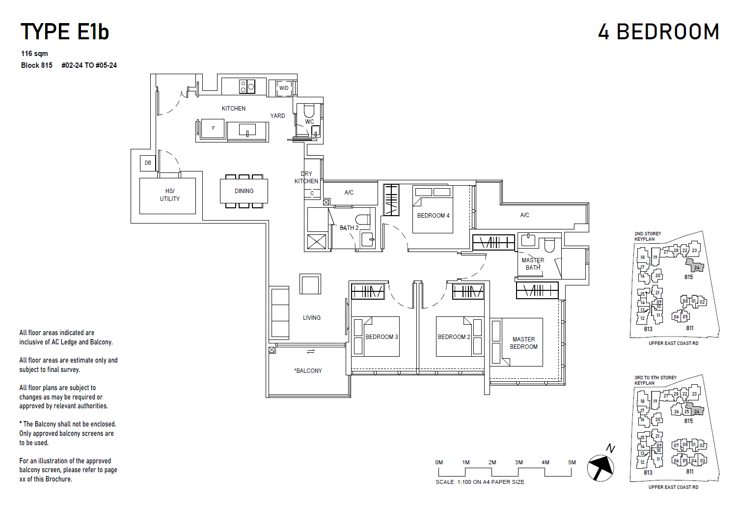 Bagnall Haus E1b 户型图