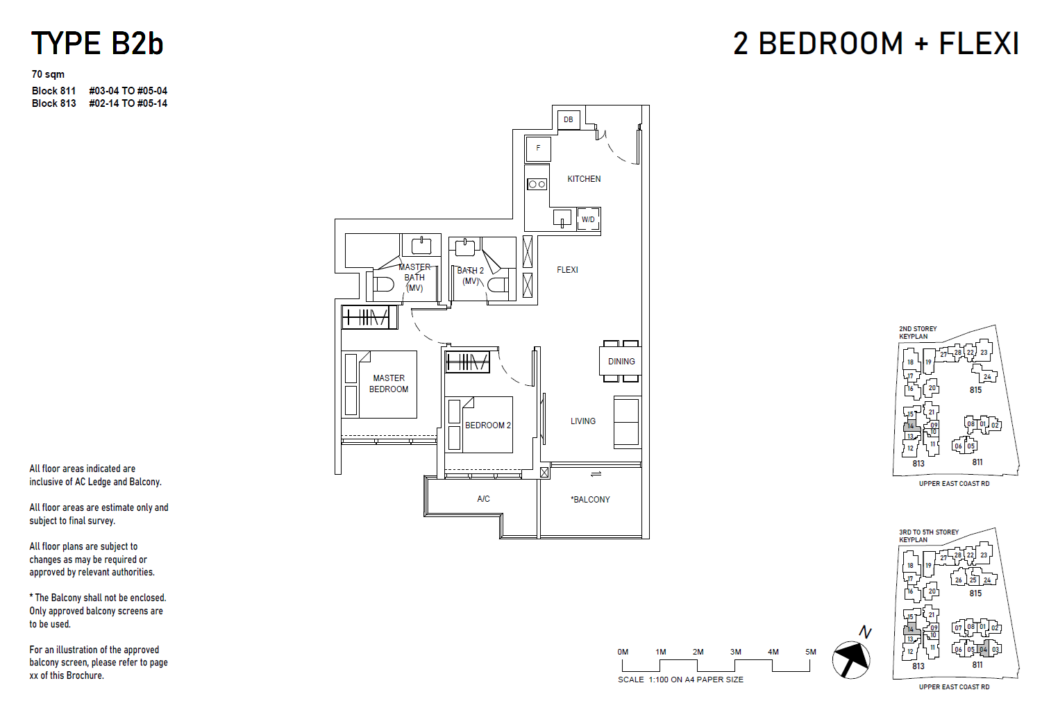 Bagnall Haus B2b 户型图