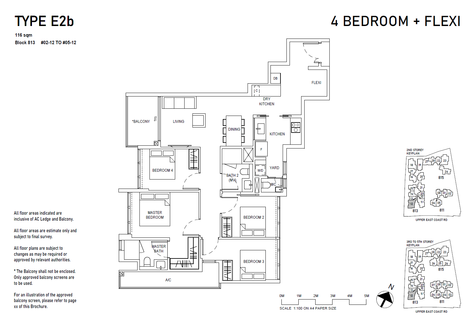 Bagnall Haus E2b 户型图