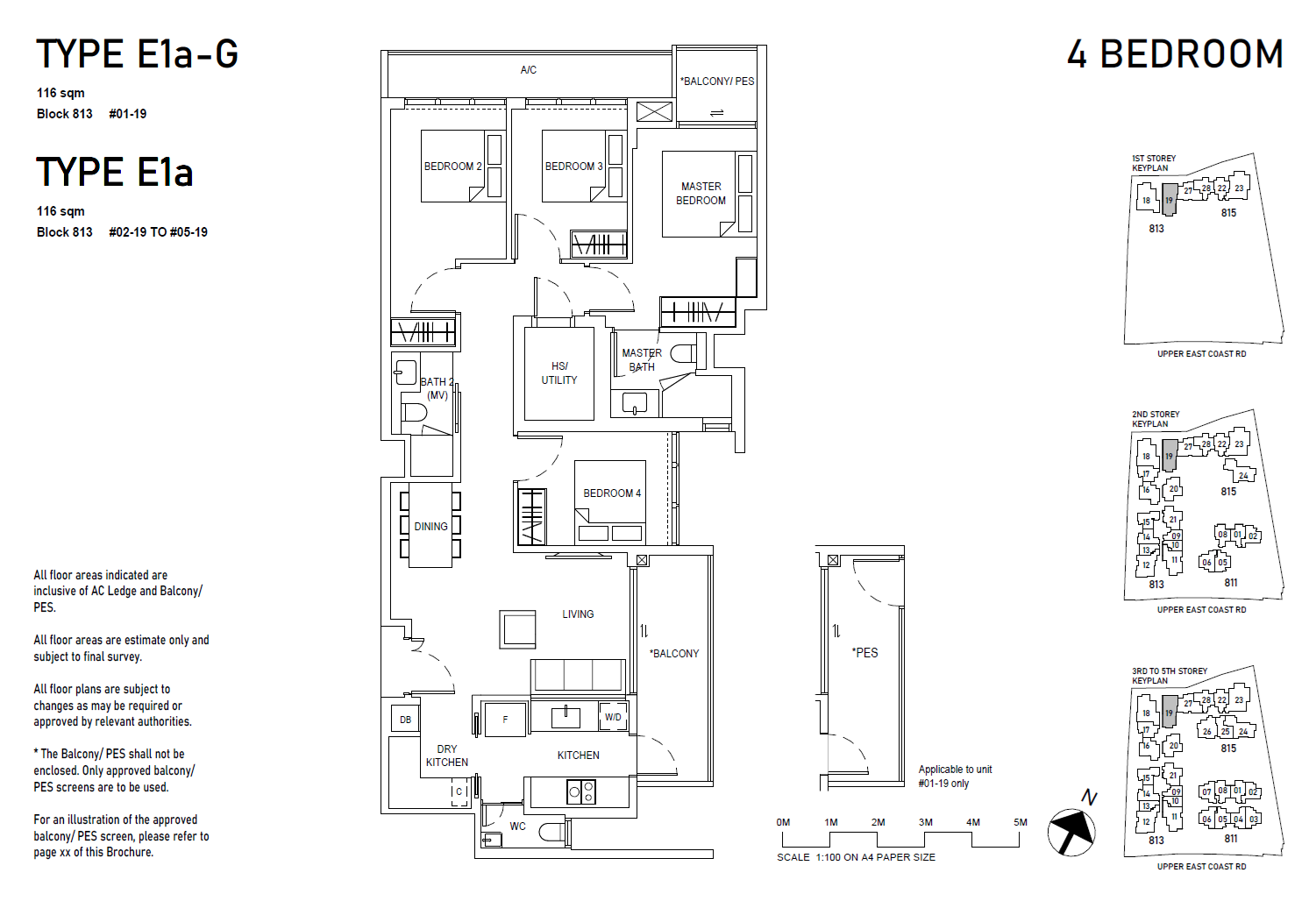 Bagnall Haus E1a 户型图