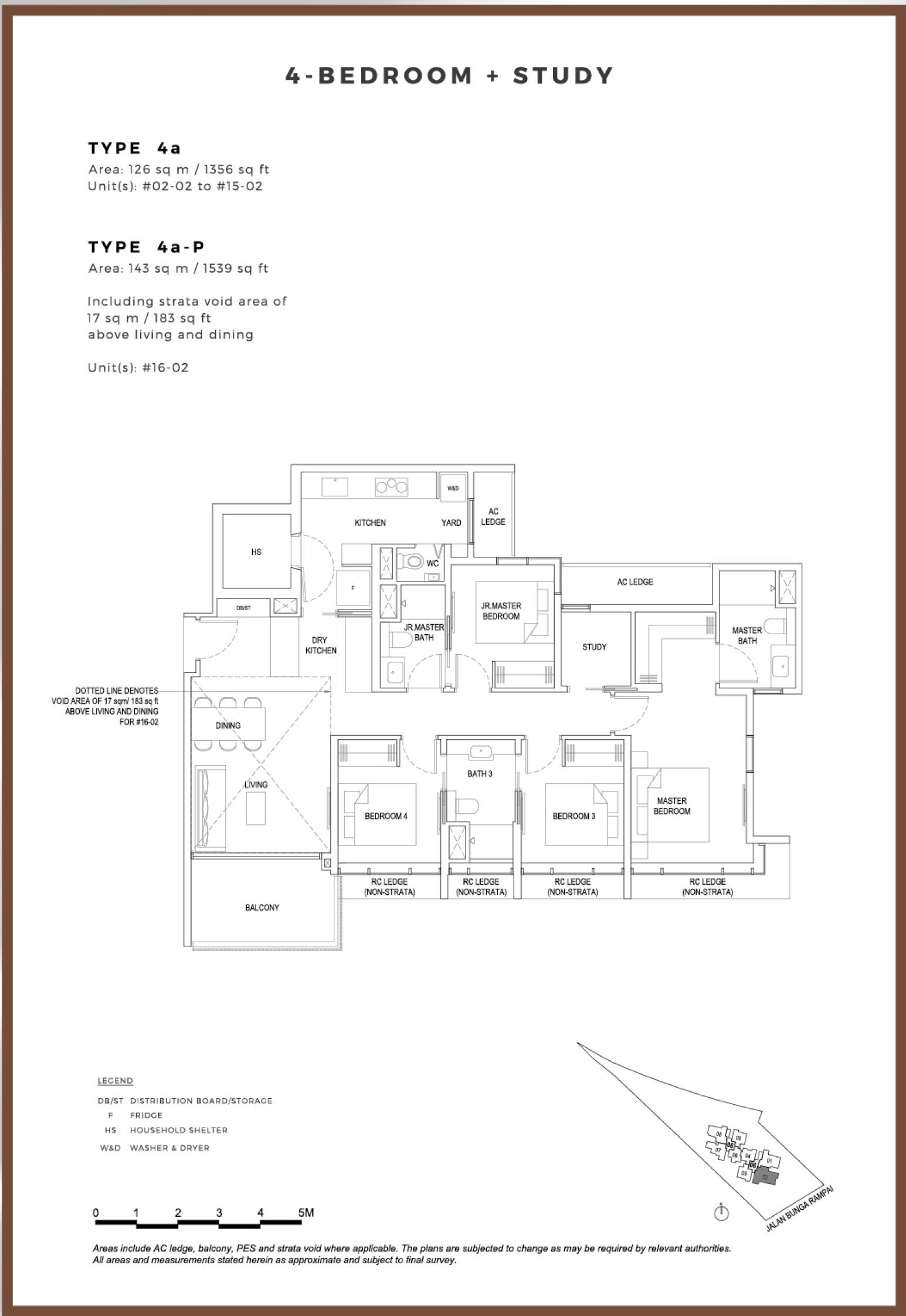 Bartley Vue 4a 户型图