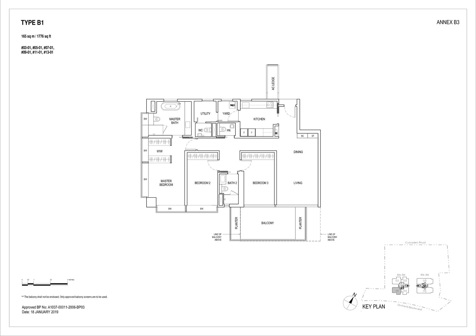 Boulevard 88 floor plan