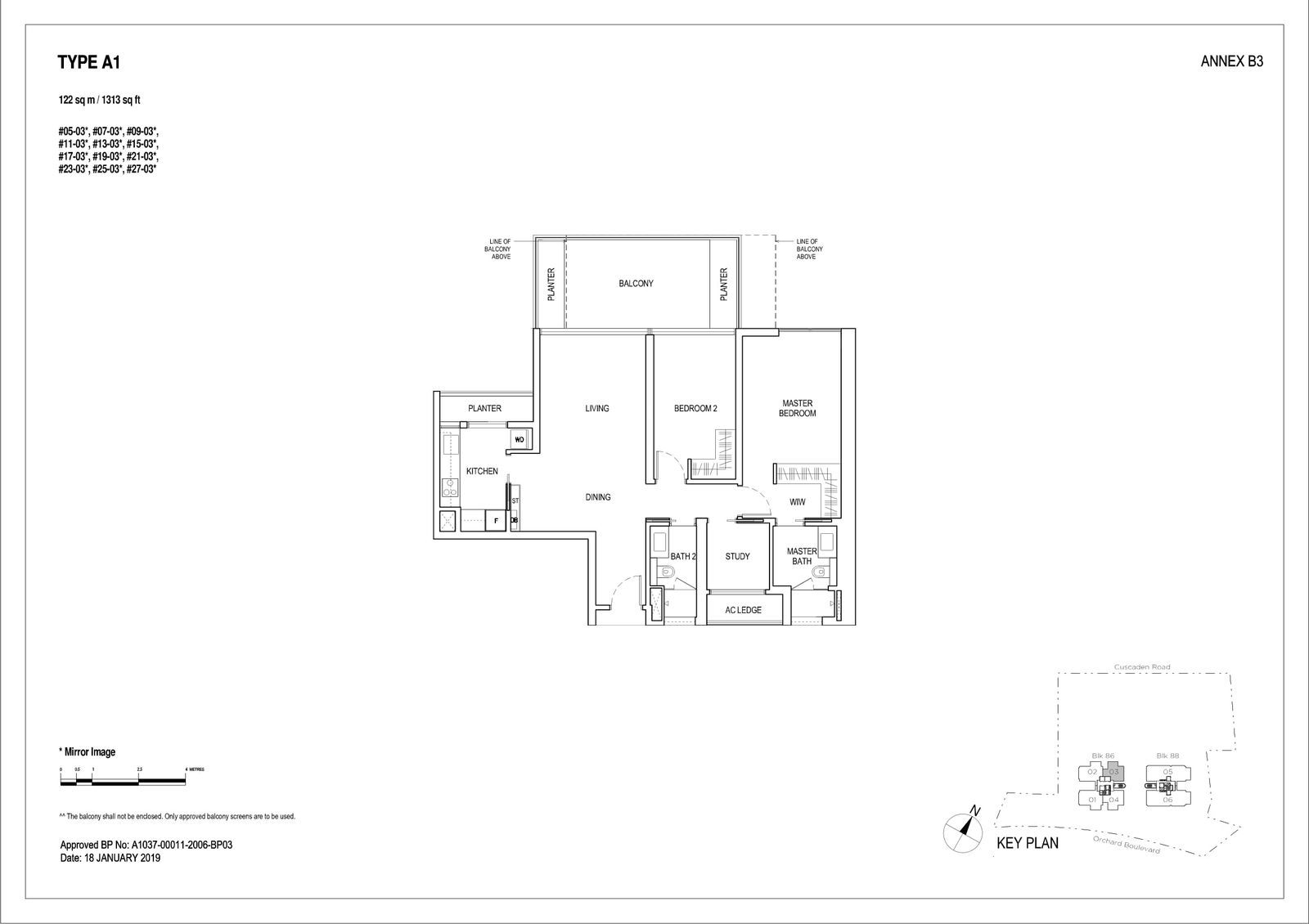 Boulevard 88 floor plan