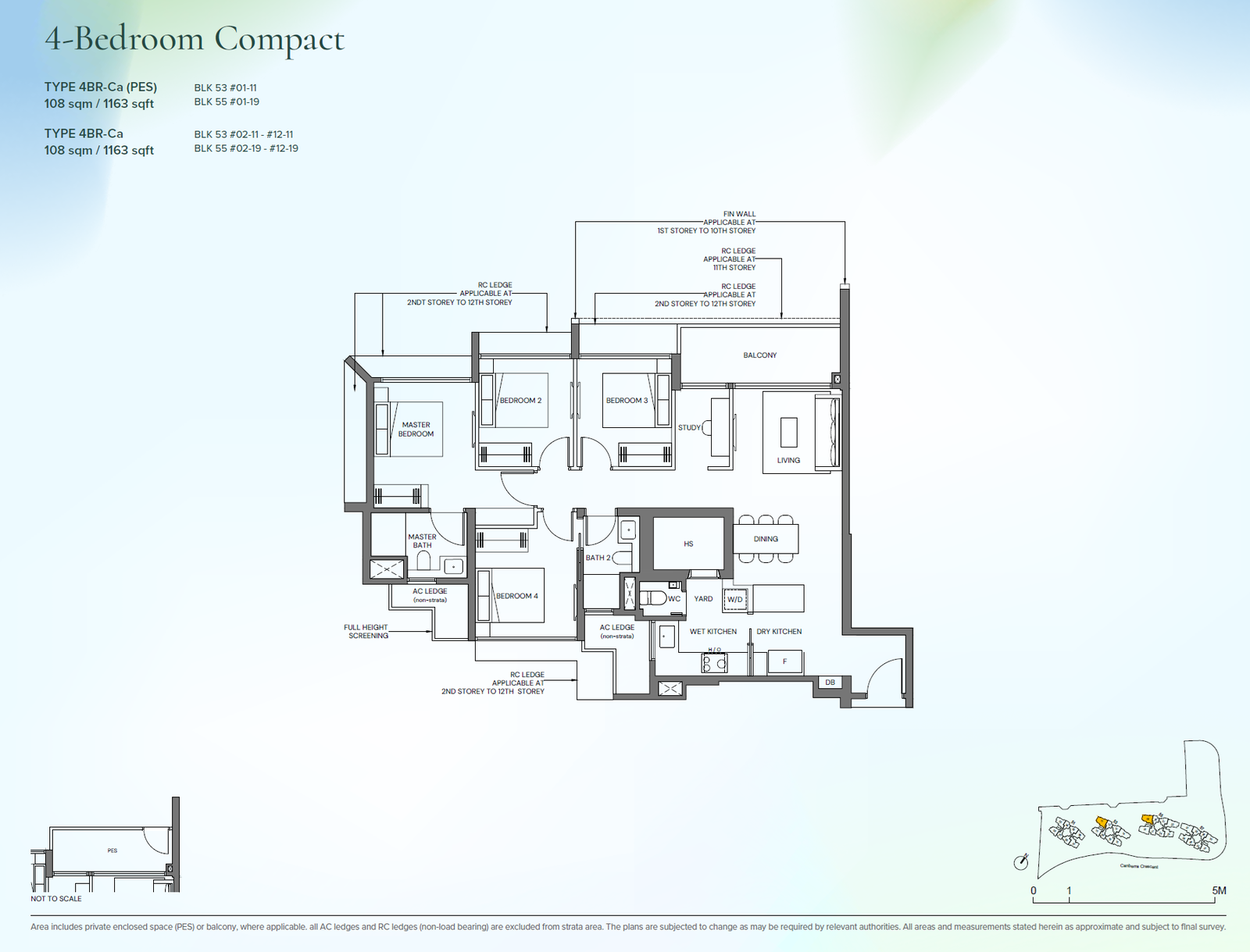 Canberra Crescent Residences floor plan