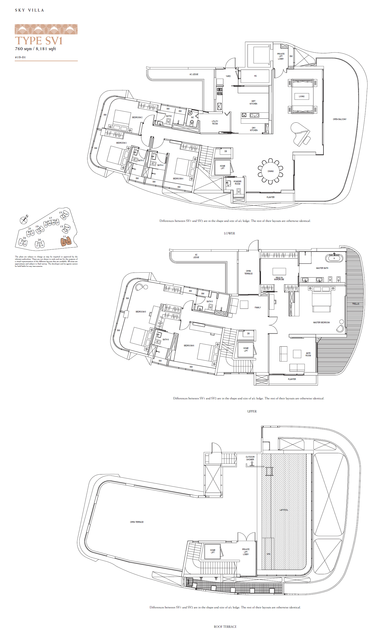 Cape Royale SV1 floor plan