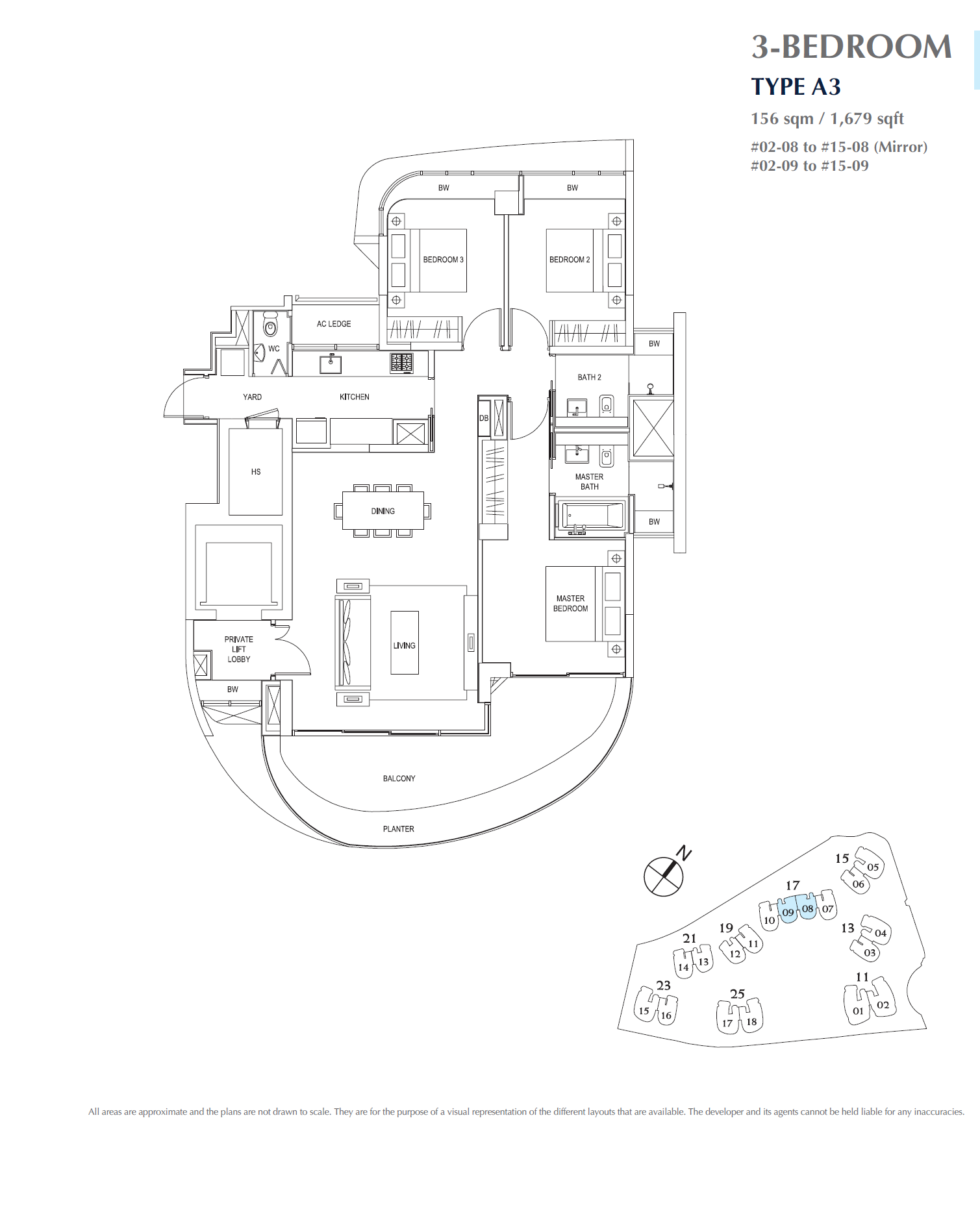Cape Royale A3 floor plan
