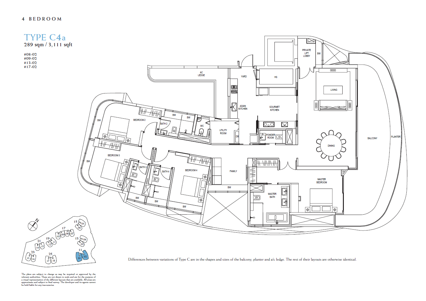 Cape Royale C4a floor plan
