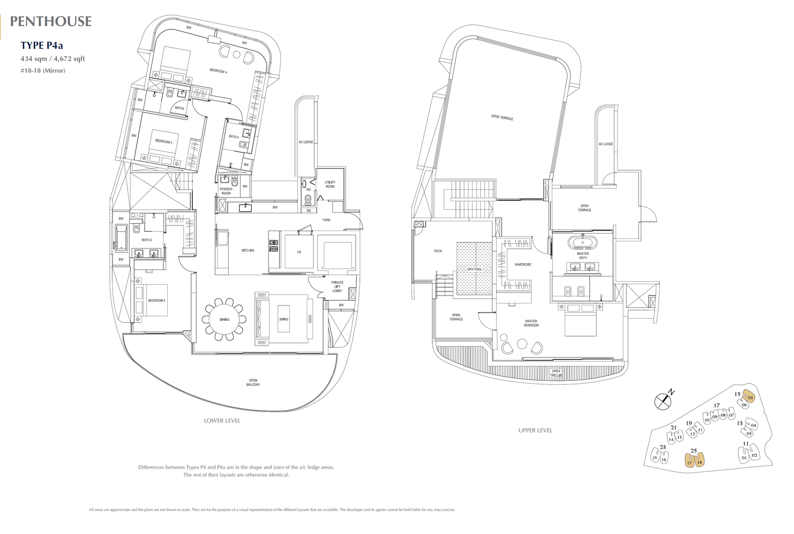Cape Royale P4a floor plan