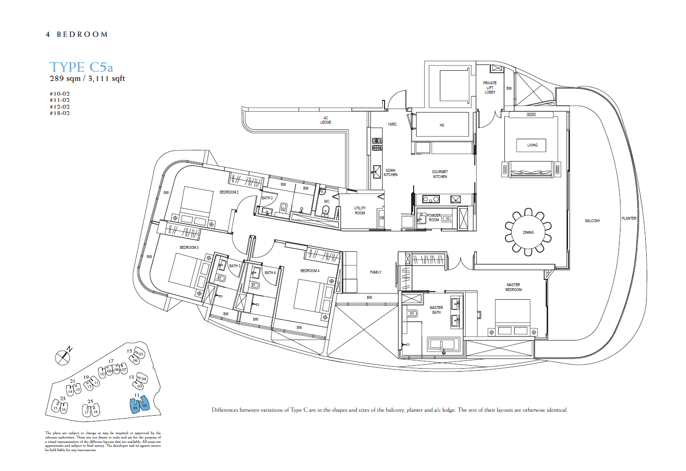 Cape Royale C5a floor plan