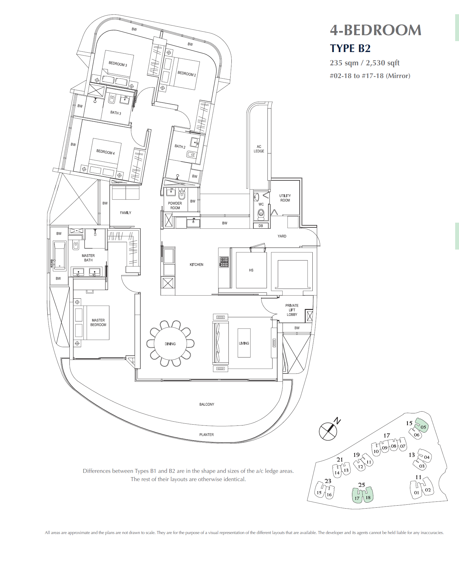 Cape Royale B2 floor plan