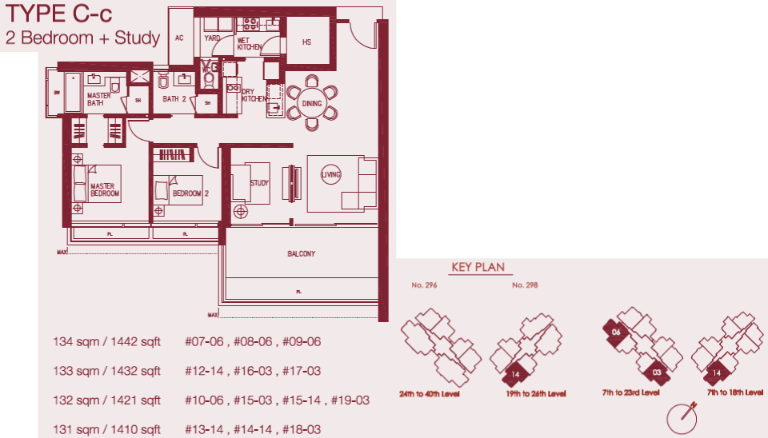 Concourse Skyline C-c floor plan