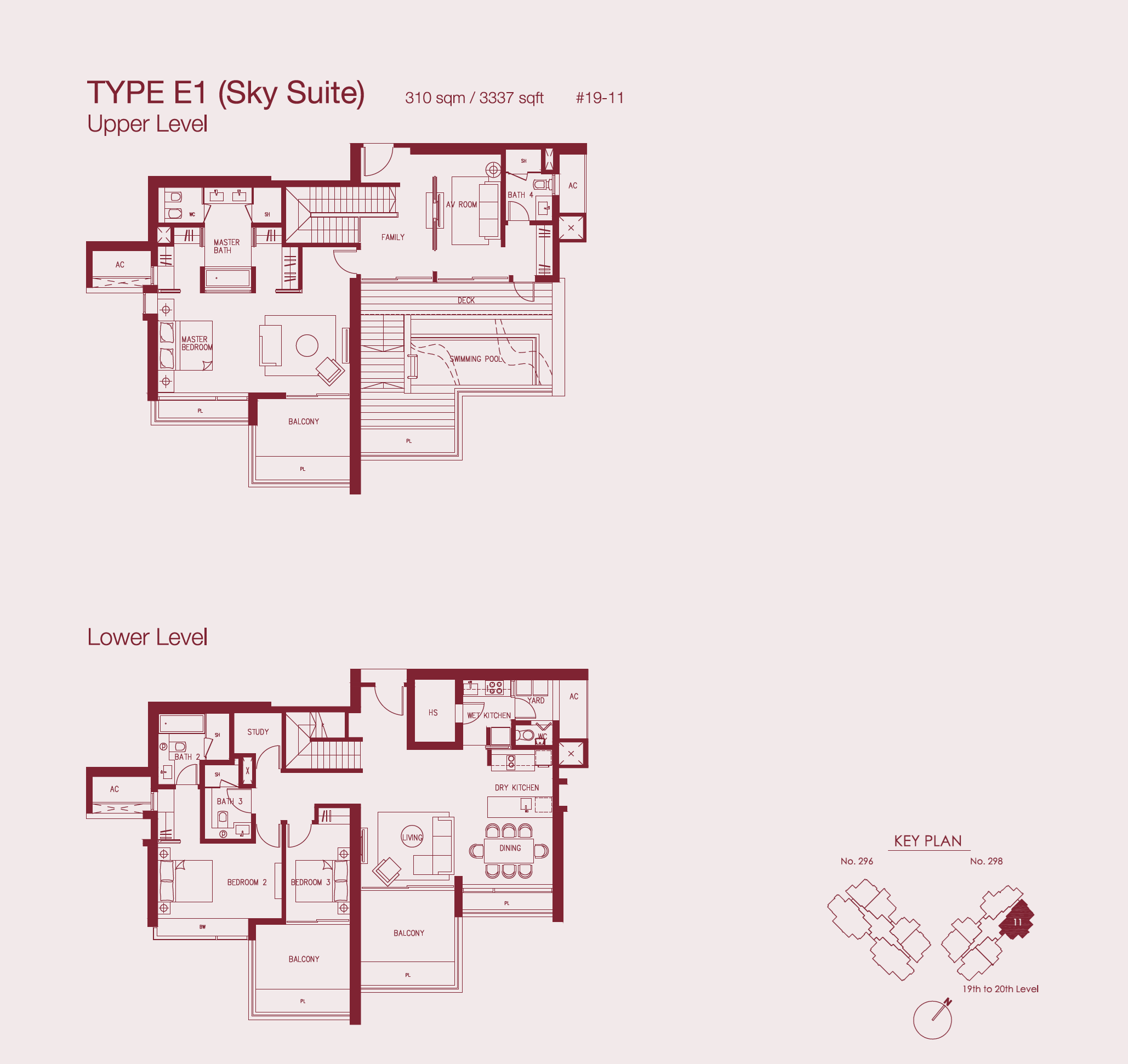Concourse Skyline E1 floor plan
