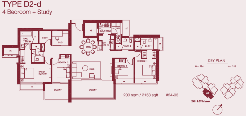 Concourse Skyline D2-d floor plan