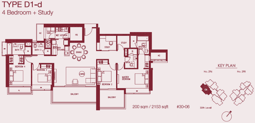 Concourse Skyline D1-d floor plan