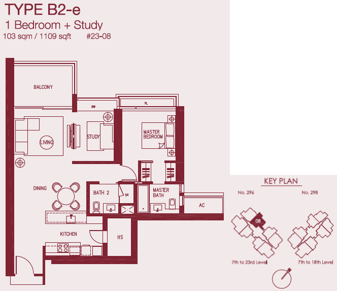 Concourse Skyline B2-e floor plan