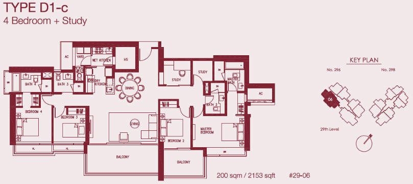 Concourse Skyline D1-c floor plan