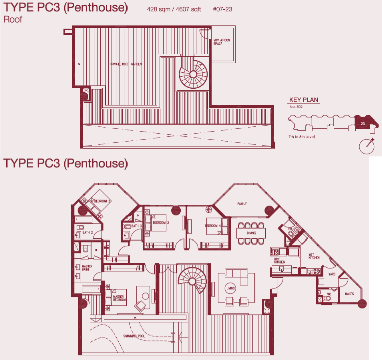 Concourse Skyline PC3 floor plan