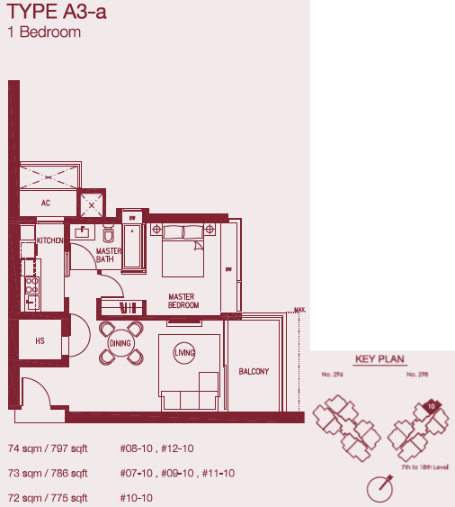 Concourse Skyline A3-a floor plan