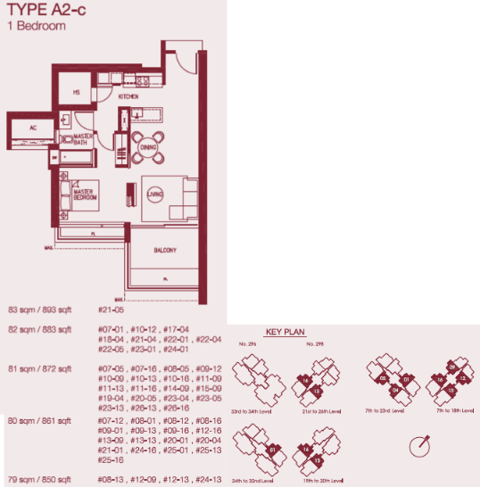 Concourse Skyline A2-c floor plan