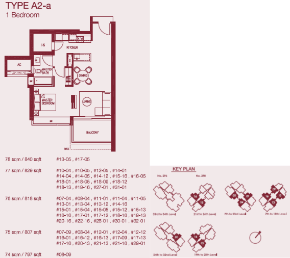 Concourse Skyline A2-a floor plan