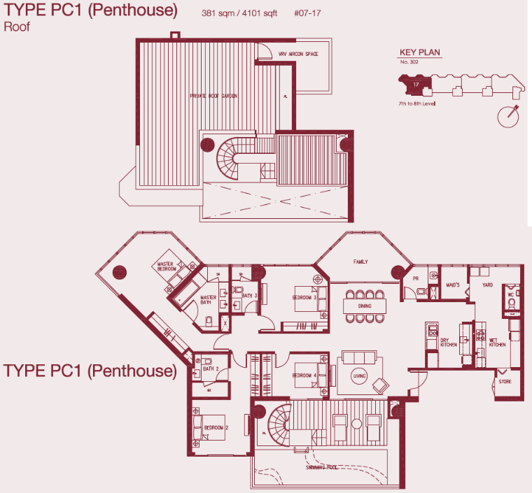 Concourse Skyline PC1 floor plan