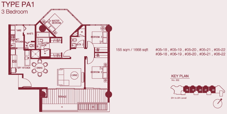 Concourse Skyline PA1 floor plan