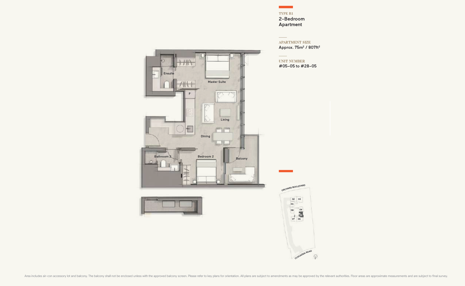 Cuscaden Reserve B1 户型图
